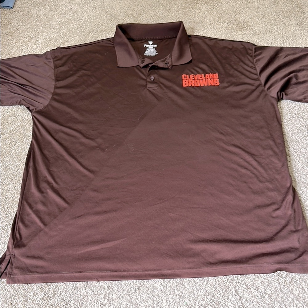 Fanatics Cleveland Browns Polo Size 3XLT Football NFL